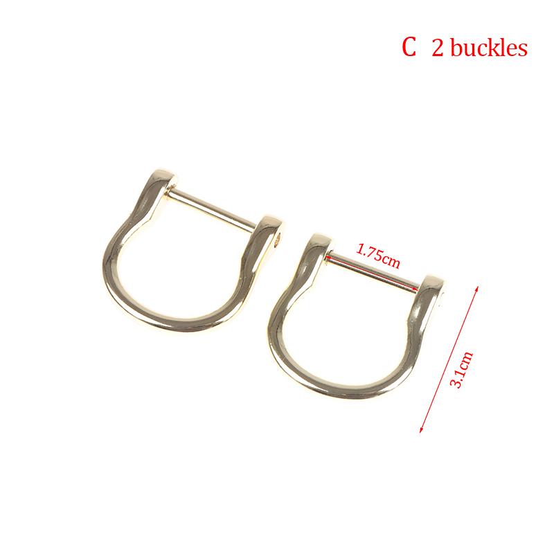 

1/2Pcs Bag Handles U Shape Bamboo Imitation Handle For DIY Lady Purse Handcrafted Handbag With Link Buckle Bags Accessories Part