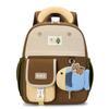 Children's Cartoon Color Block Small Backpack Kindergarten Schoolbag