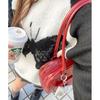 Wego Charm Attached Boston Bag School Deco Shoulder Korean Casual Girly Fan Activities Gift Present Commuting Year-round Ladies