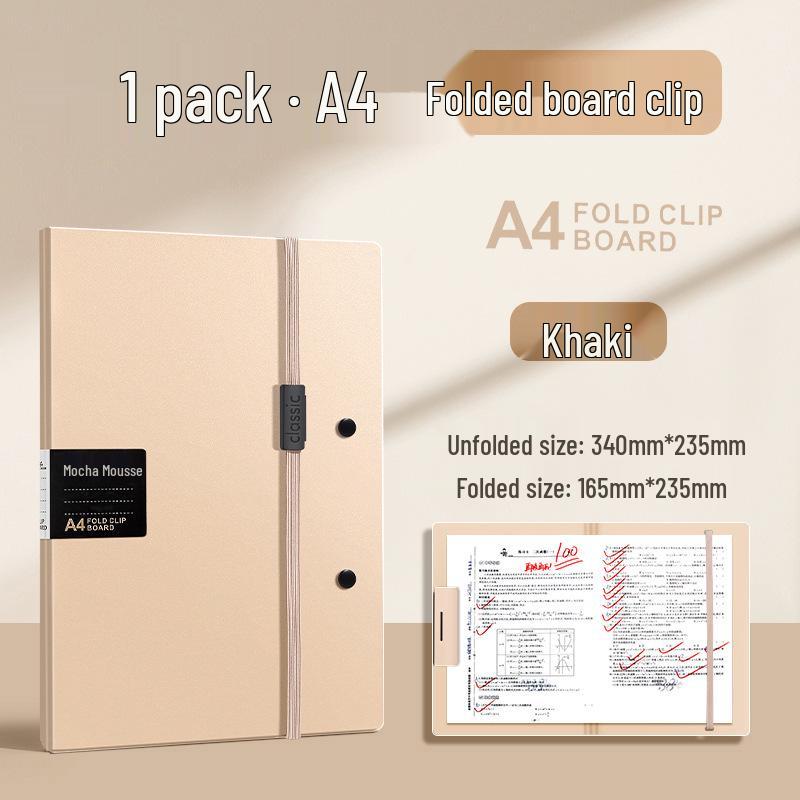 A4 Multi-functional Business Document Folder with Signature Pad for Office Use