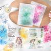 20Pcs Set Ink Wash Blending Sticker Book Gradient Color Laptop Phone Case Decor Decals