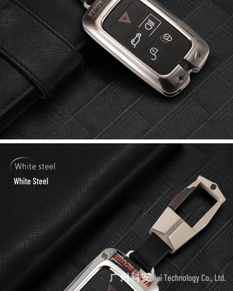 Leather Key Cover for 2019 Land Rover & Jaguar: Fits Range Rover, Evoque, Freelander