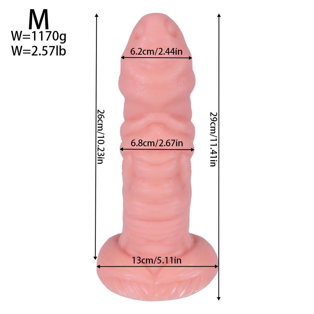 Anal Plug Set - Extra Long & Thick Butt Plug for Advanced Users, Stimulator with Realistic Texture, Adult Sex Toy