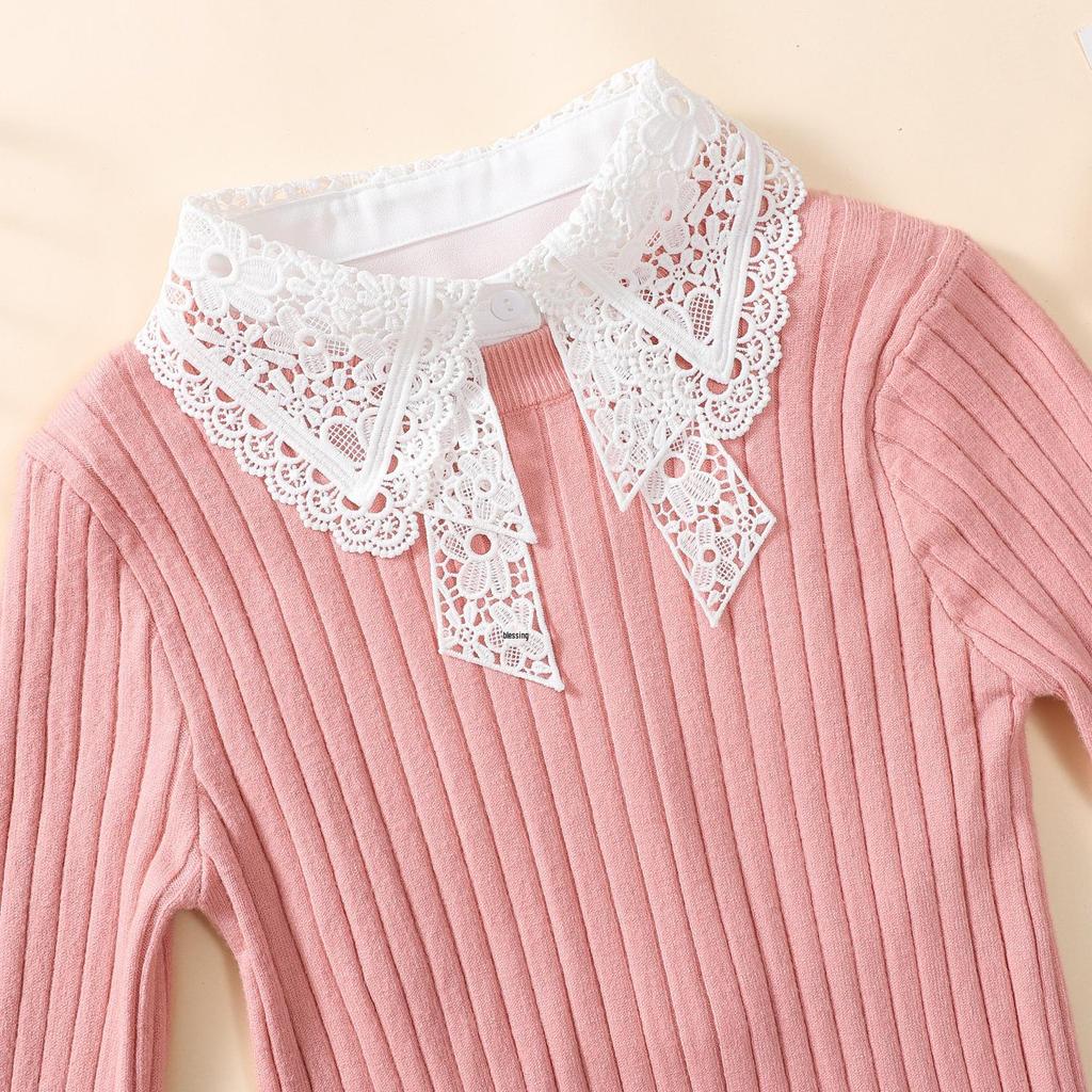 Water-Soluble Lace Embroidery Bow Tie Collar for Women