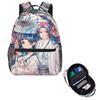 Anime The Apothecary Diaries Jinshi Maomao Print Student Backpack School Bag Hiking Daypack for Men Women Bookbag Shoulder Bags