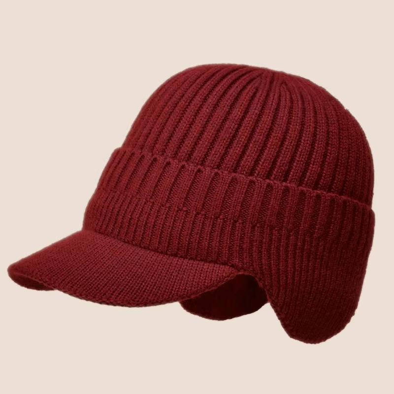 Verdicken Outdoor Winter Ohrenschutz Lässig Radfahren Ohrklappen Strickmütze Mützen Beanie Warme Mütze Für Männer