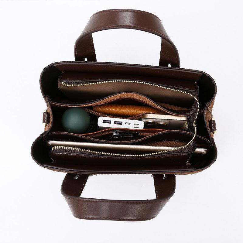 Women's Handbag New Frosted Bag, Women's High-end Sense, Large Capacity Tote Bag, Daily Commuting Shoulder Bag