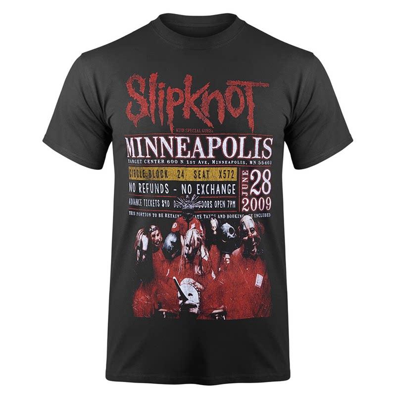 Portrait Slipknot Band T-Shirt 100% Cotton Graphic Tee Men Women Summer Streetwear Top S разноцветный