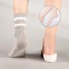 1Pair Invisible Insoles Inner Height Increase Silicone Insoles 1.5cm Translucent Breathable Shockproof Non Slip Unisex Elevation