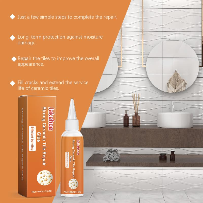 Heavy Duty Tile Repair Paste for Cracked Loose Home Tiles Quality Paste for All Tile Surfaces Fast Acting