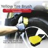 Short Handle Car Wash Brush Heavy Duty Automotive Detailing Tool Car Tire Brush  Tire Maintenance