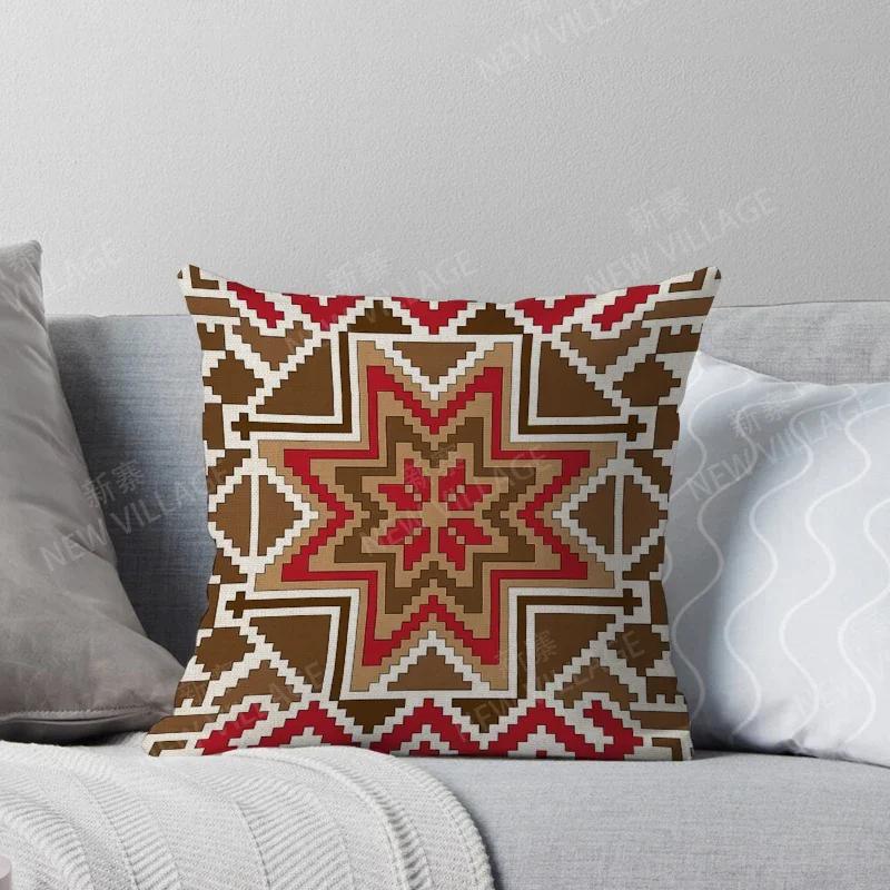 Herbstliche Heimdeko Herbst Wohnzimmer Überwurf Kissenbezug Sofa Boho Kissenbezug Marokko