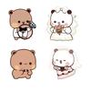 Cute Bubu Dudu Wedding Fridge Magnets Kawaii Panda Yier Home Decor Sticker Creative Anime Home Accessories Couple Ornament Gift