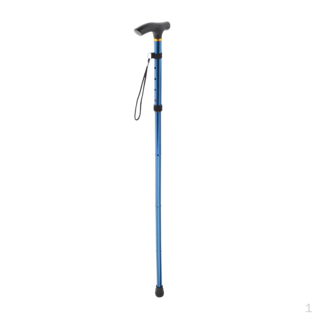 

Adjustable Folding Aluminum Walking Rod синій