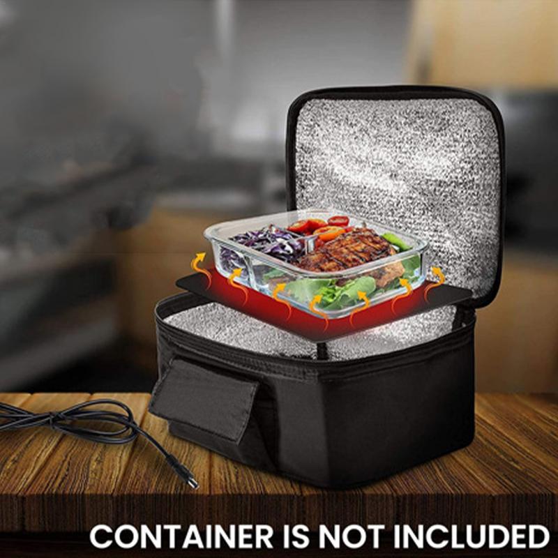 Portable 12V Personal Food Warmer Oven Car Heating Lunch Box Electric Slow Cooker For Road Trip Camping Picnic Traveling