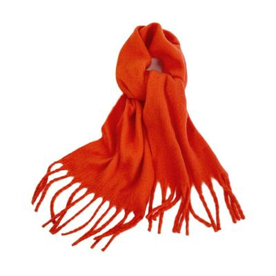 Solid Color Mohair Scarf Vacuum Packaging Autumn and Winter Shawl To Keep Warm