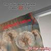 2pcs, 2D FLAT PRINTING Curtains (Without Rod) Dandelion Glow(1) Pattern Modern Curtains Durable Polyester Curtains Room Decor