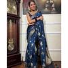 This Beautiful Saree Is Elegantly Decorated with Gorgeous Solid Jacquard Weave That Gives a Perfect Look To the Outfit.