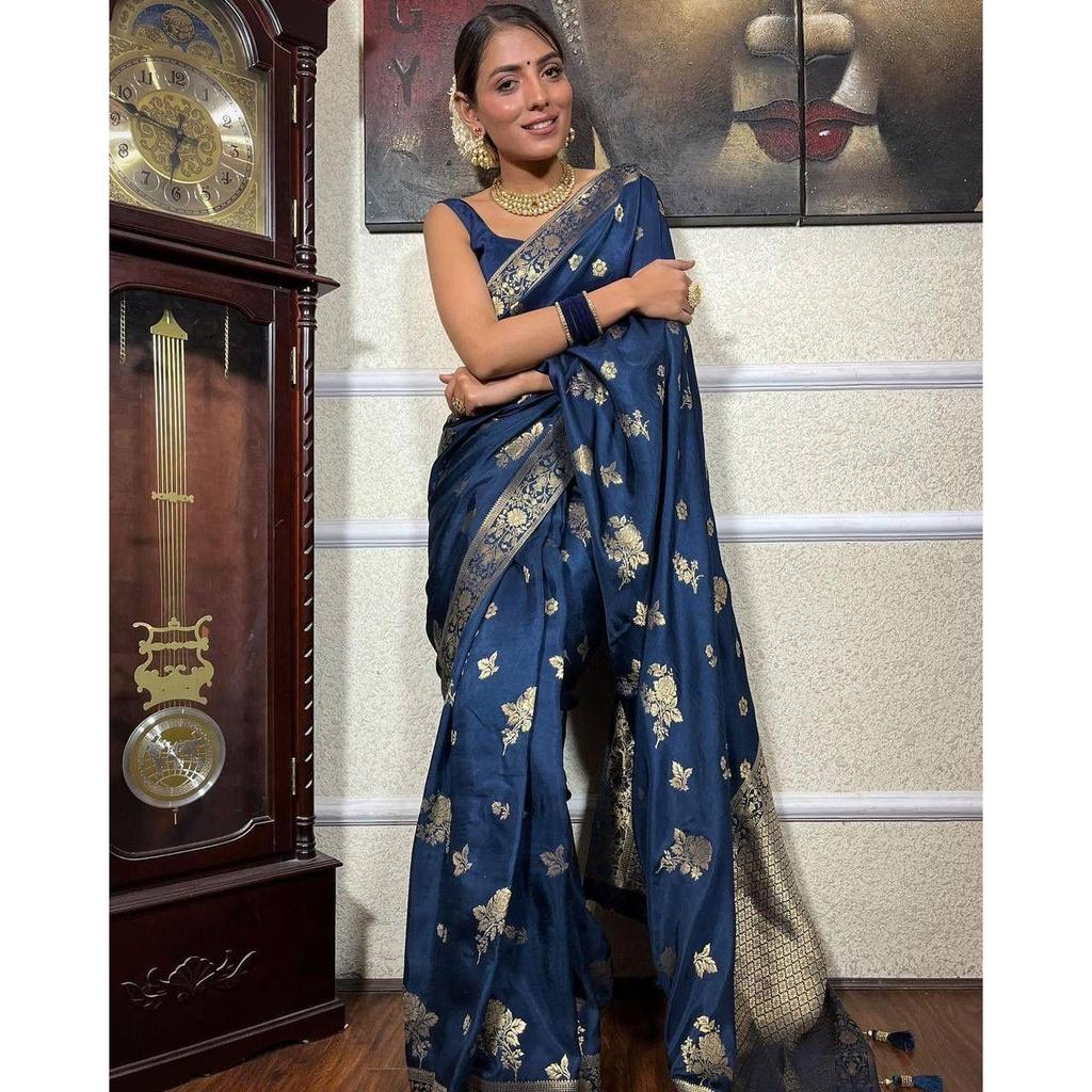 This Beautiful Saree Is Elegantly Decorated with Gorgeous Solid Jacquard Weave That Gives a Perfect Look To the Outfit.