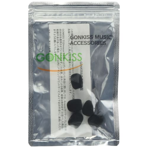 GONKISS Microphone Sponge Windscreen for Lavalier Microphones and Broadcasting (Set of 5, Black)