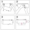 Car Sun Visor Extender ,One Pull Down Sunshade and One Side Shade Sun Block Piece for Protection from Sun Glare