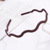 Matte Morandi Wave Hairband for Women: Versatile Sawtooth Clip for Makeup, Face Washing, Secure Hold for Fine Hair.