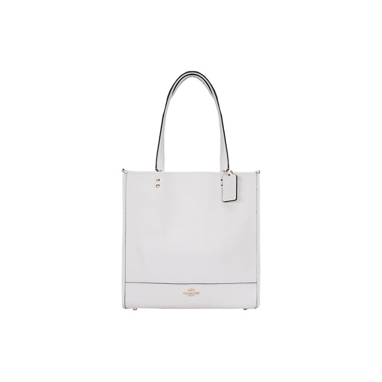

Coach Dempsey 30 Minimalist Leather Canvas Tote Bag Women tote White 1921-IMCHK Basic Set (Bag+Dust Bag)