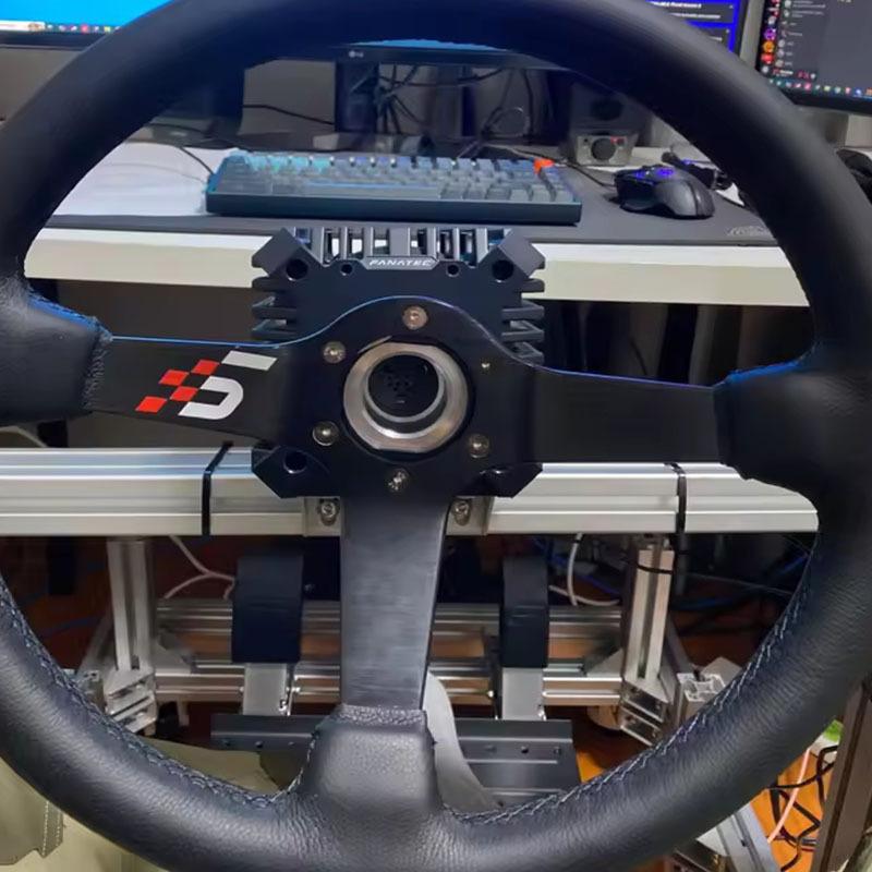 Metal Quick Release Steering Wheel Quick Release Replacement and70mm6Bolt PatternFor FANATEC QR1Wheel-Side Racing Game Simulator