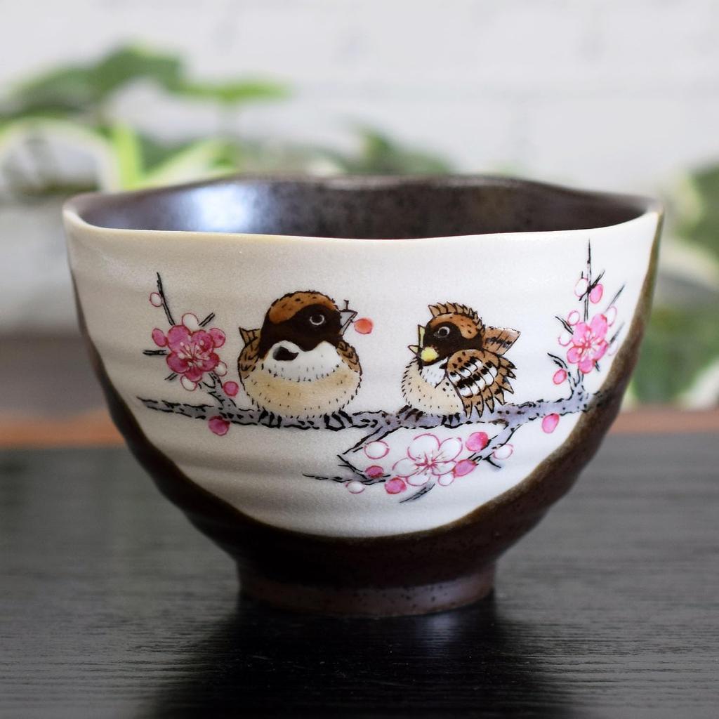 Waza no Kura Stilvolle Kutani-Keramik Reissperling Keramik Reisschale Japanisch Hergestellt Perfekt als Geburtstagsgeschenk für oder 88. Geburtstag Schüssel, Design, Schüssel,