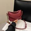 Autumn Simple Crossbody Bags for Women  Fashion Chains Bucket Bag High-end Soft Leather Lady Commuter Handbags