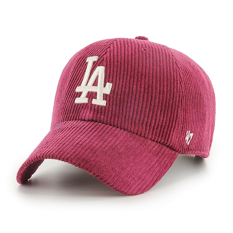 

[ 47] forty seven LOS ANGELES DODGERS THICK CORDUROY CLEAN UP CAP Los Angeles dodgers cleanup cap hat [] (JP, alphabet, Free Size, Cardinal)