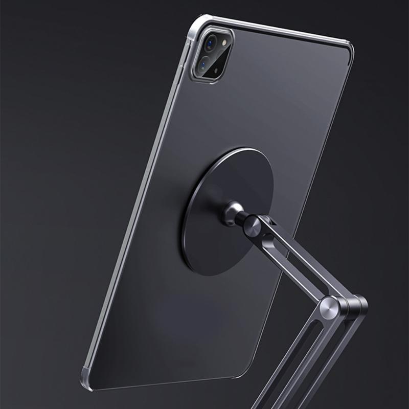 Ergonomic 360 Degree Rotating Magnetic Holder Mount for Tablet Metal Bracket Stand 360 Rotation Tablet Accessories