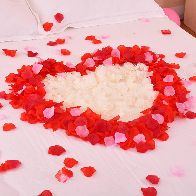 Rose Petal Decor for Weddings: Ceremony, Room, Proposal & More
