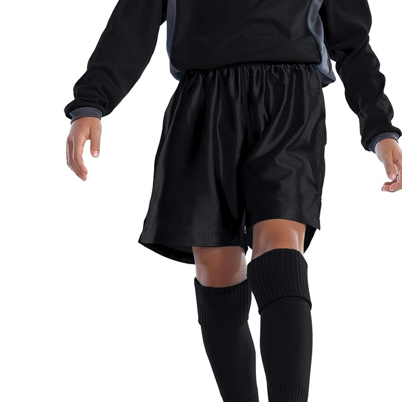 wundou (formerly Florida Wind) Basic Wear Soccer Pants Black P8001-34 Black 150CM