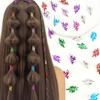 40 Peças Acessórios para Tranças de Cabelo, Presilhas de Cabelo em Liga com Design de Espiga de Trigo, Punhos de Cabelo de Fácil Encaixe para Tranças de Vários Fios