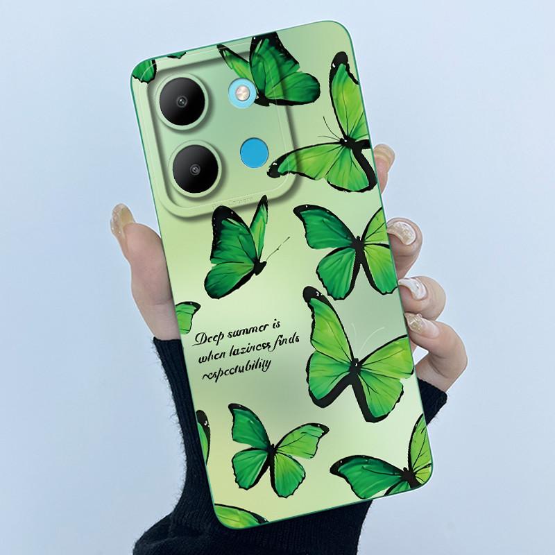 For Infinix Smart 7 X6515 Case Smart 7 HD X6516 Fashion Simplicity Cover Soft Silicone Phone Case For infinix Smart7 Plus Shells