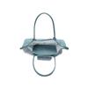 Longchamp Le Pliage Green Long Handle Zipper Button Recycled Canvas With Leather Trim Dumpling Tote Handbag Women Handbag Light-Blue 2605919P65