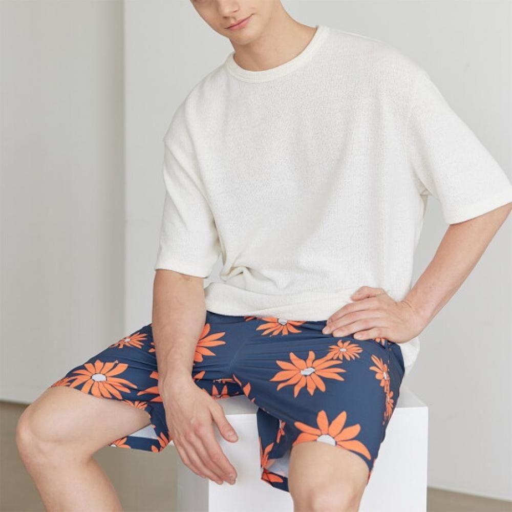 L Affair Men S SmiLe Orange 5 Length Summer pantS Lmkea5p0197 So