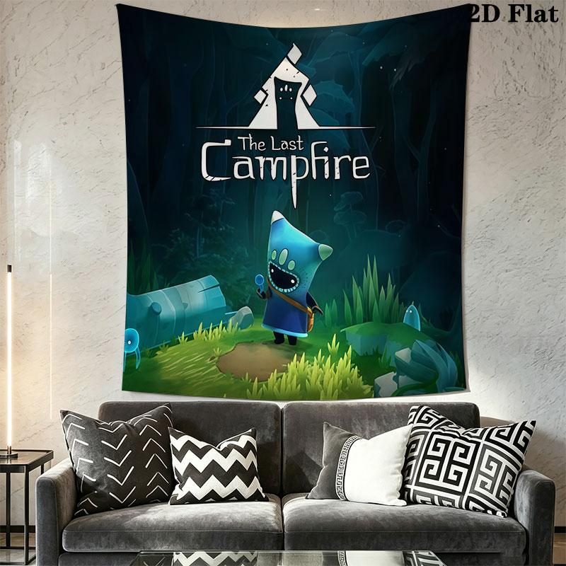 The Last Campfire Wall Hanging Printed Fabric Blanket Decorative Tapestries for Bedroom Living Room Home Decor