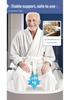 Non-Slip Aluminum Bath Seat with Storage for Elderly, Pregnant Women, and Children