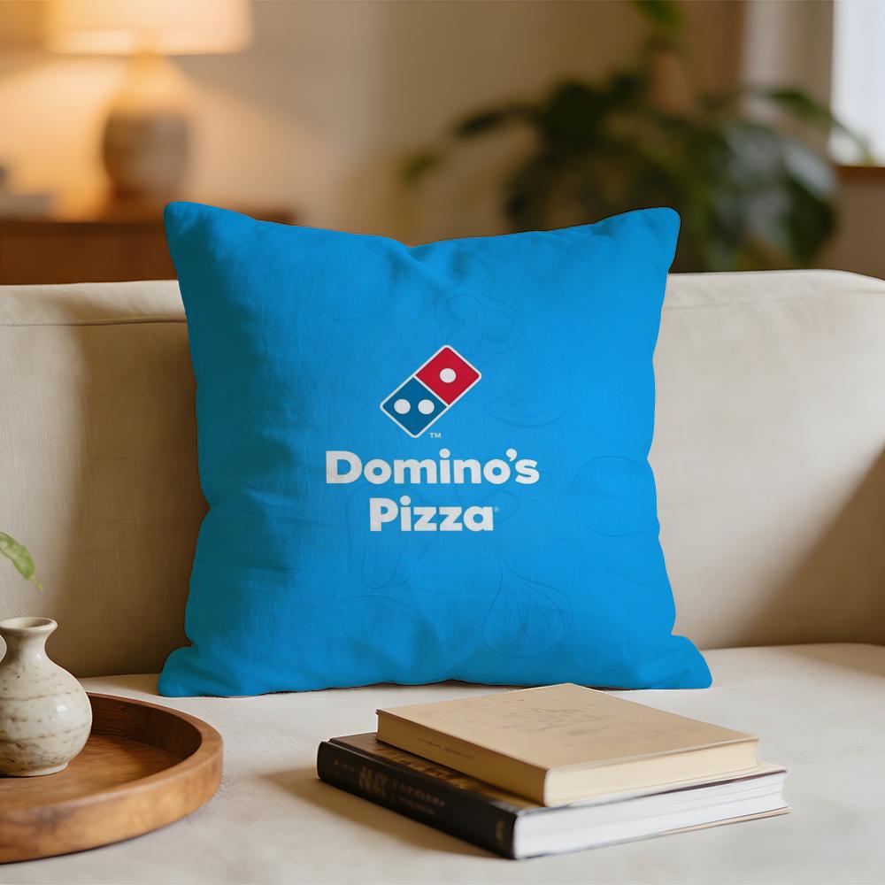 

Food Anime DDominos Pizza Cushion Cover Short plush pillowcase for bed sofa carwashable 30x30cm