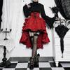 Punk Rocker Skirt Cosplay Gothic Lolita Short Mori School Cultural Halloween Costume [SSUPTEMBER2] Costume, Lolita, Gal, Style, Sexy, Sleeves,