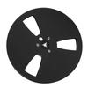 1 4 7 Inch Empty Tape Reel 3 Holes Aluminum Alloy Universal Open Sound Recording Tape Empty Reel for Recording Black