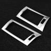 2pcs Chrome Plated Left Hand Drive Side Air Conditioning Outlet Cover Trim Fit for X3 F25 2011-2017