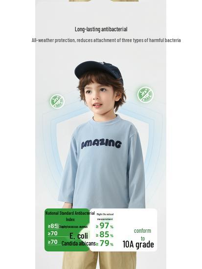 Right European Boys' Long-Sleeve T-Shirt 2026 Spring/Autumn New Style for Toddlers