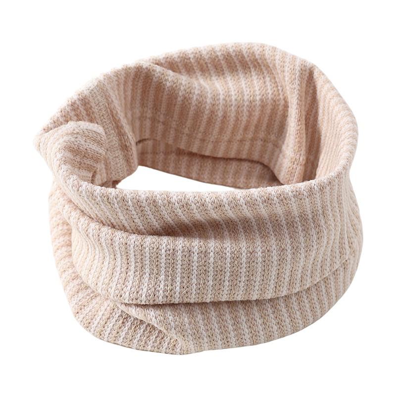 Unisex Strickschal aus Effektgarn – Dicker warmer Winter-Nackenwärmer & Überziehschal