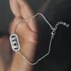 Bracciale in argento con zirconi cubici, peso del prodotto 2,67 g (2209133)