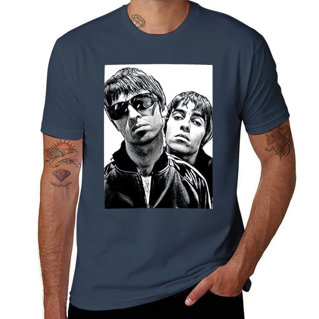 Musica Retro Uomo Liam Musicista Gallagher Grafica Carina Regalo Maglietta Casual Vacanza Manica Corta
