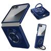 Magnetic Case for Samsung Galaxy Z Flip 7/6/5/4/3 with Screen Protector, 360° Rotating Ring Holder, Shockproof Protective Cover