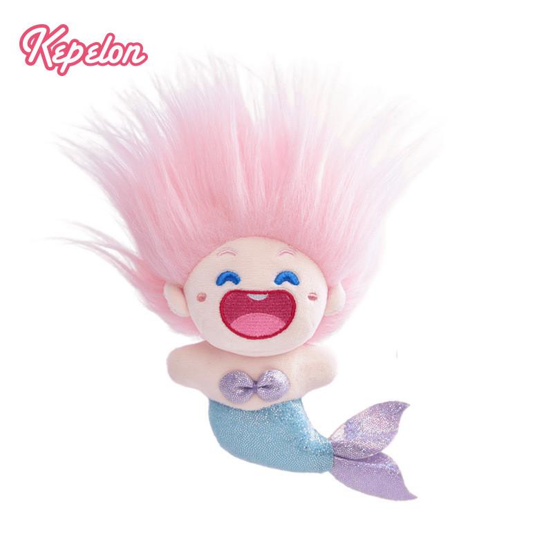 Pluszowa lalka z serii Syrenka z wypełnieniem z bawełny PP, idealna na prezent i do pokoju zabaw dla dzieci